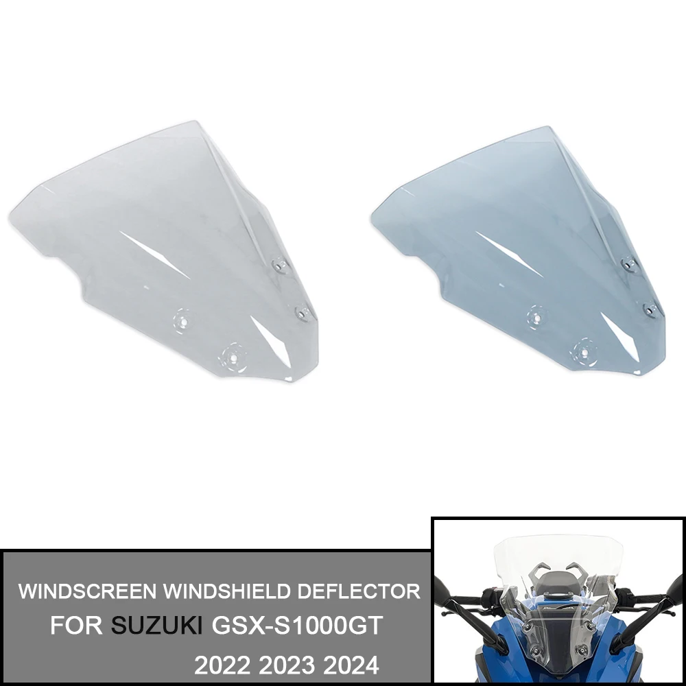 

For Suzuki GSX-S1000GT GSX-S 1000 GT 2022 2023 2024 Windscreen Windshield Wind Deflector Shield Screen Visor Glass