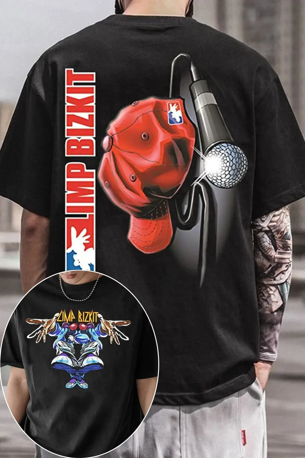 2026 Limp Bizkit Tee Printed Cotton T-shirt Men's Summer Casual Top Short Sleeve Classic Male Women Tee Unisex