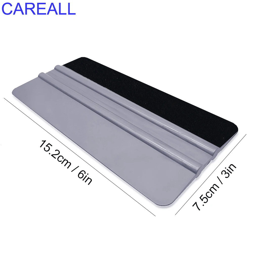 CAREALL Felt Squeegee 15cm Car Clean Vinyl Wrap Carbon Film Sticker Decal Wallpaper Applicator Window Tint Tool Wiper Scraper