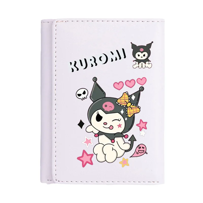 Sanrio Kuromi Coin Purse Cute Cartoon Cinnamoroll Large Capacity Waterproof Resistant To Dirt Card Bag Girl&Child Holiday Gifts