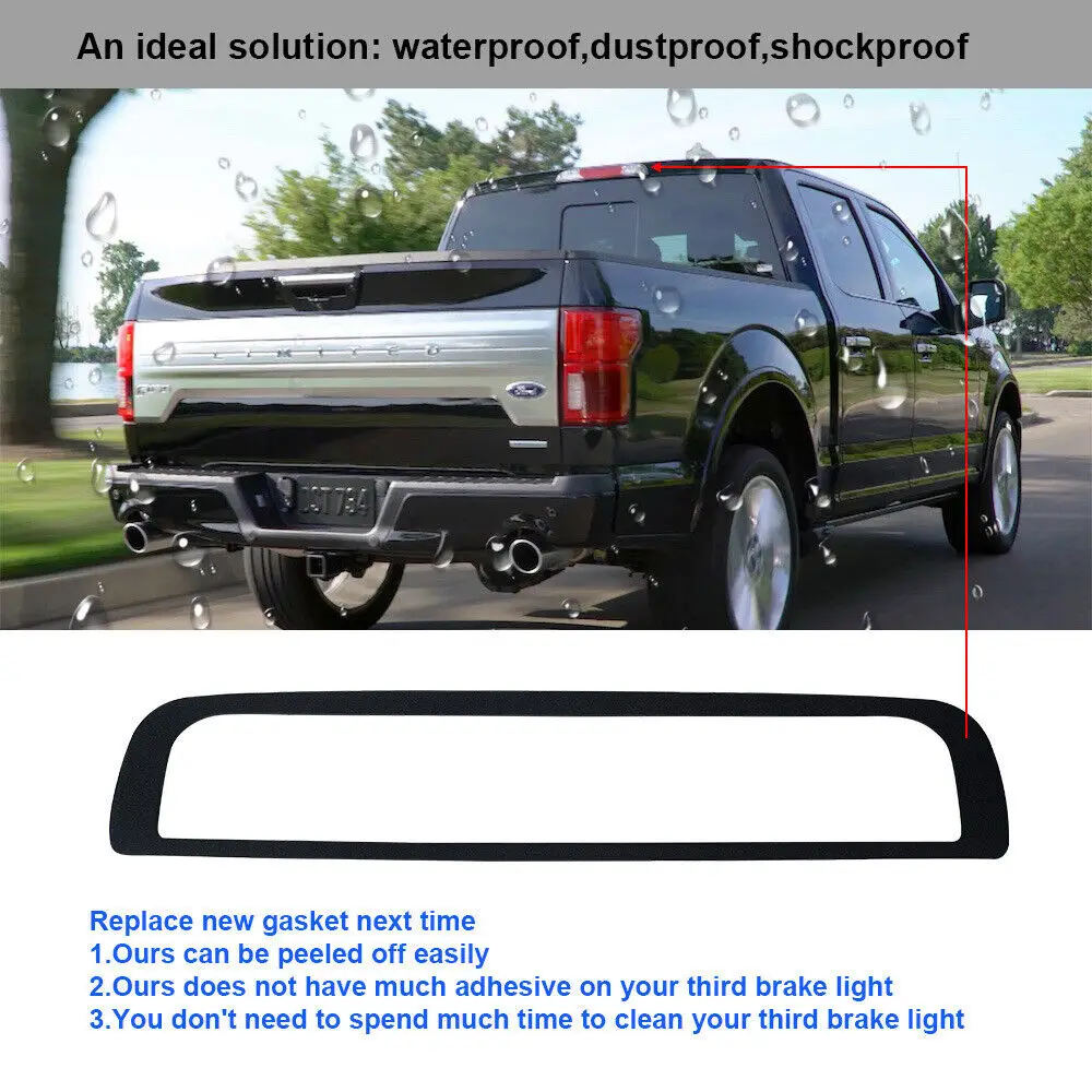 

Car 3rd Third Brake Light Seal Gasket Shim Sticker For Chevy Silverado GMC Sierra 2014 2015 2016 2017 2018 2019 2020