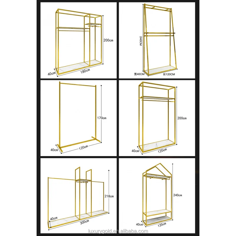 custom.Customize Disassemble Standing Clothing Shop Display and Shelf Design Clothes Stand Racks Showroom Clothing Store Rack