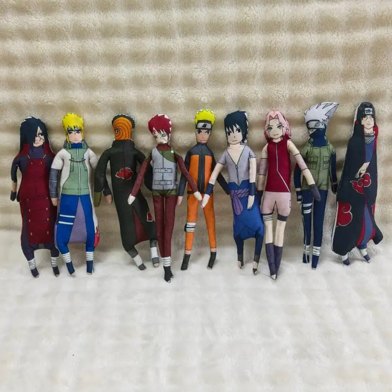 26Cm Naruto Itachi Uchiha Iron Wire Skeleton Posable Doll Change The Shape Freely Multi-Functional Glasses Stand Friend's Gifts