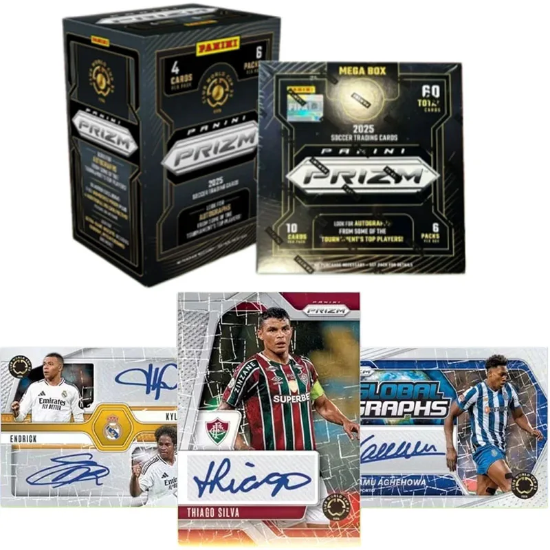 Genuine 2025 Panini Football World Club Cup Series Football Card Kylian Mbappé Trading Card Games Collection Cards Toy Gifts