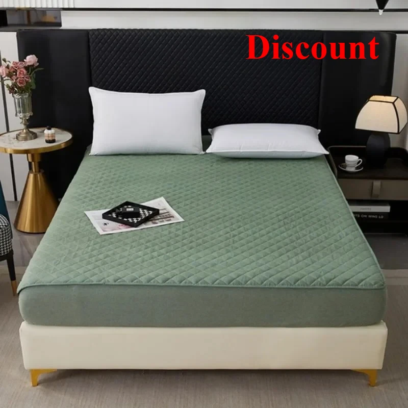 

Pure cotton washed cotton small golden bean embroidered mattress single piece mattress 360 degree all-inclusive