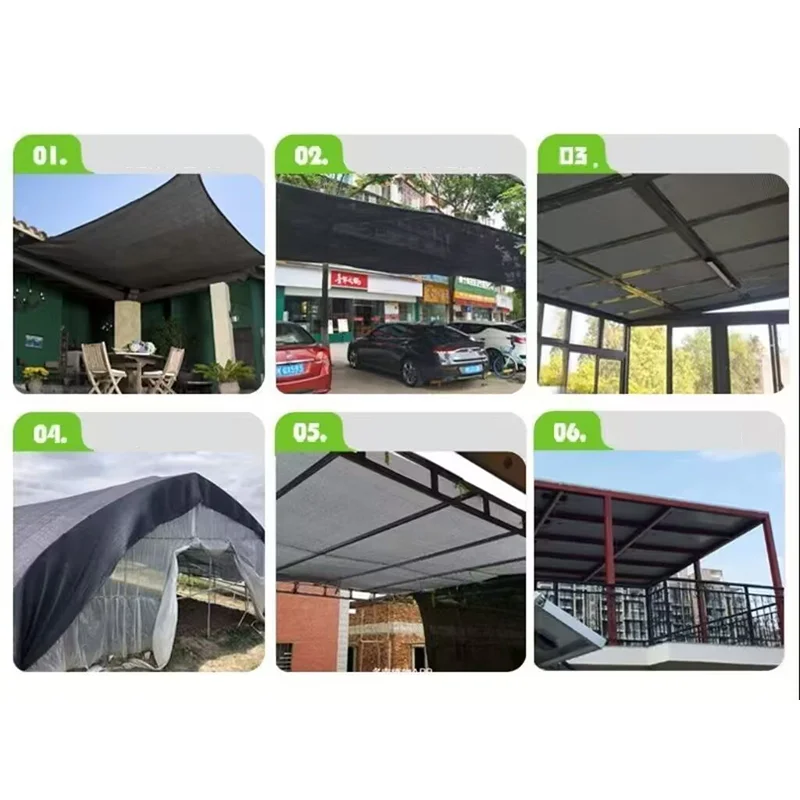 Shading Rate 50~90% Sunshade Garden Succulent Plant Cooling Courtyard Shading Net Outdoor Swimming Pool Cover Sun Shade Net ﻿