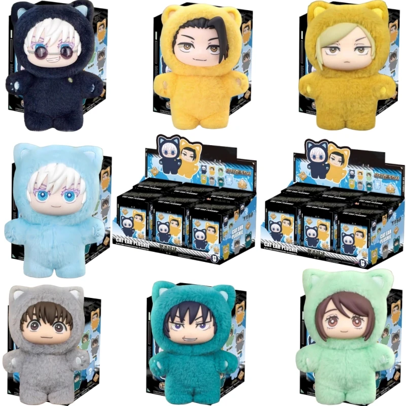 

Jujutsu Kaisen Battle V2 Cat Paradise Party Series Blind Box Cute Plush Doll Pendant Anime Periphery Surprise Mystery Box Gift