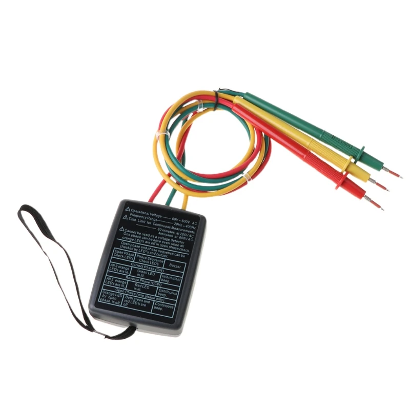 per rotazione fase digitale intelligente con indicatore LED Tester SP8030 Nuovo