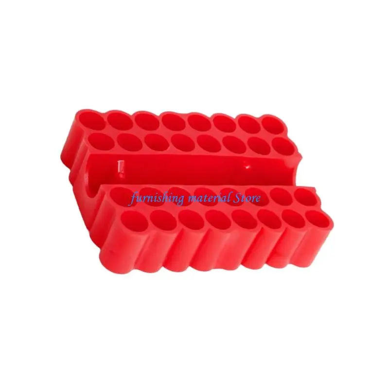 Y5GD 32 ثقوب بت حامل عرافة عرقوب دفعة رئيس عرقوب تخزين مفك الحفر المنظم مرونة عالية صندوق مطاطي PVC #4