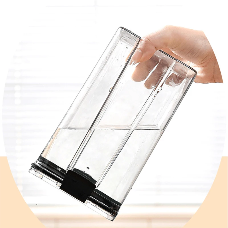 Transparent Sealed Jars Kitchen Grain Storage Organizer Large Tank Plastic Moisture-proof Storage Box Household Seasoning Jars