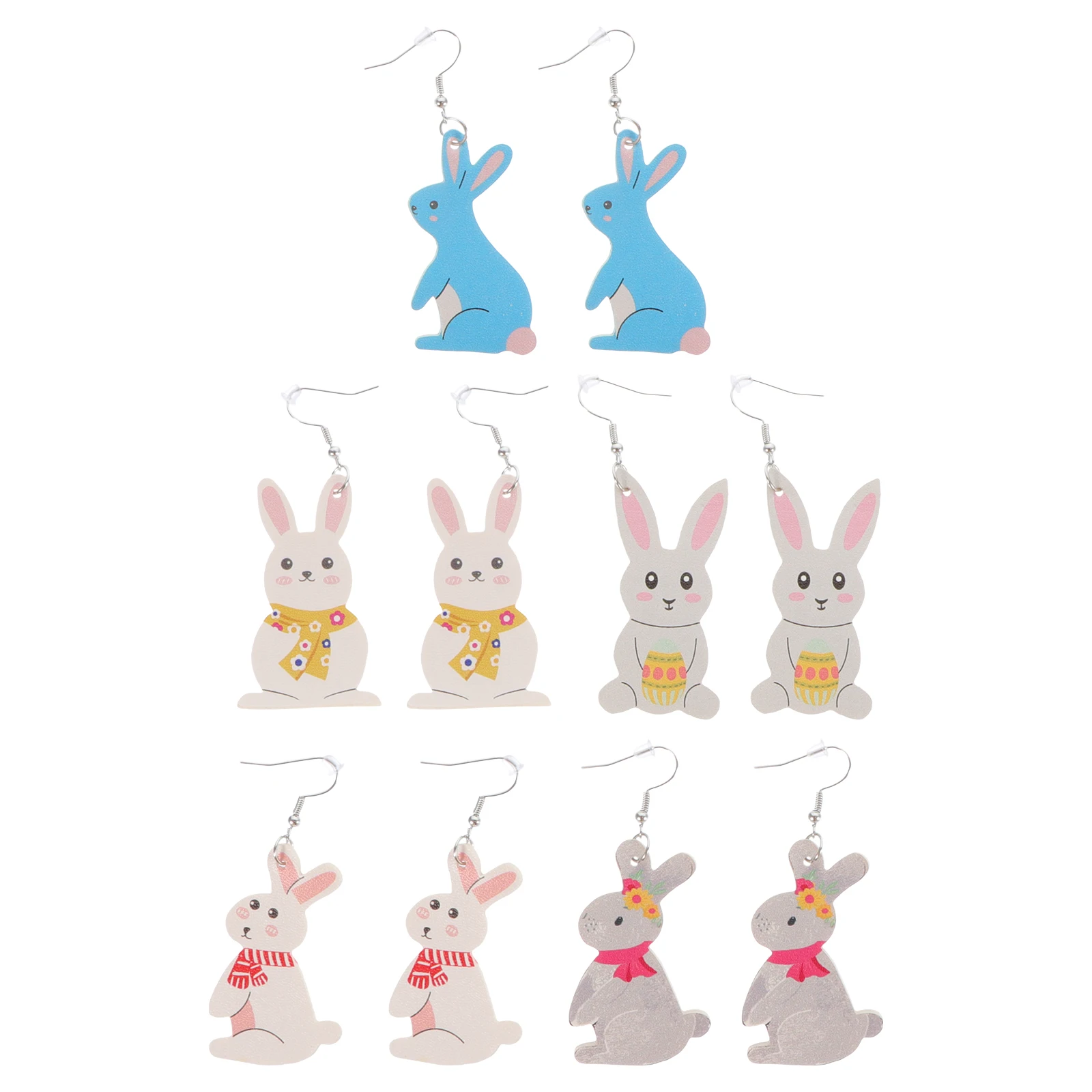 

Rabbit Shape Earrings Easter Festival Fashion Accessories Bunny Shaped Ear Dangles Women Jewelry Gift Ear Pendant