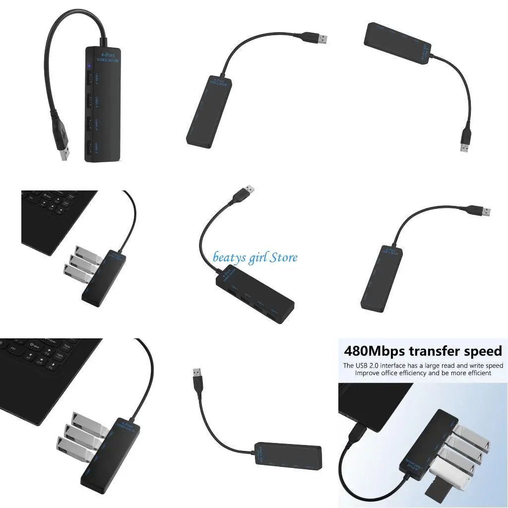 

Универсальность C7AB 4 Port USB HUB Expander для эффективной передачи данных и зарядки