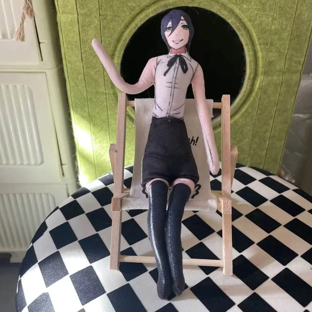 Anime tronçonneuse homme Makima Denji Hayakawa Aki Cosplay poupée abstraite mince torsion forme coton poupée chambre décoration