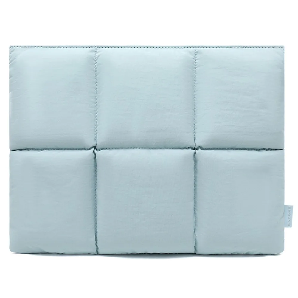 

Durable 14 16 inch Pillow Laptop Sleeve Automatic Close Puffy Carrying Case Shockproof Quilted Puffer Tablet Pouch Office School