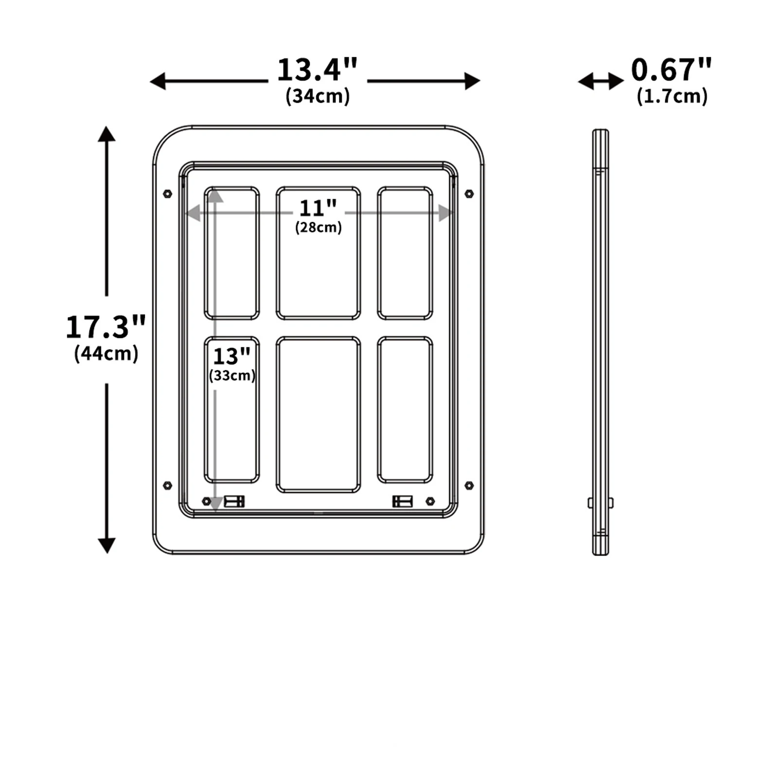 Pet products High light transmittance invisible screen mesh mosquito proof dog door hole cat pet latticed doors and Windows