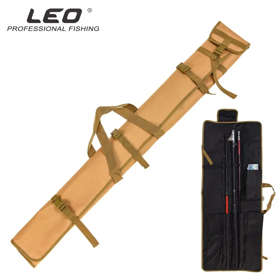 

LEO 125cm Fishing Rod Bag Portable Single Layer Case Fishing Tackle Storage Accessories Roll Up Foldable Fishing Umbrella Bag