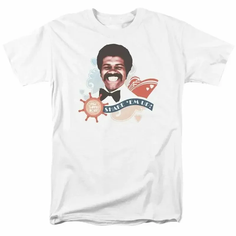 The Love Boat Shake Em Up T Shirt Mens Licensed Classic TV Show White