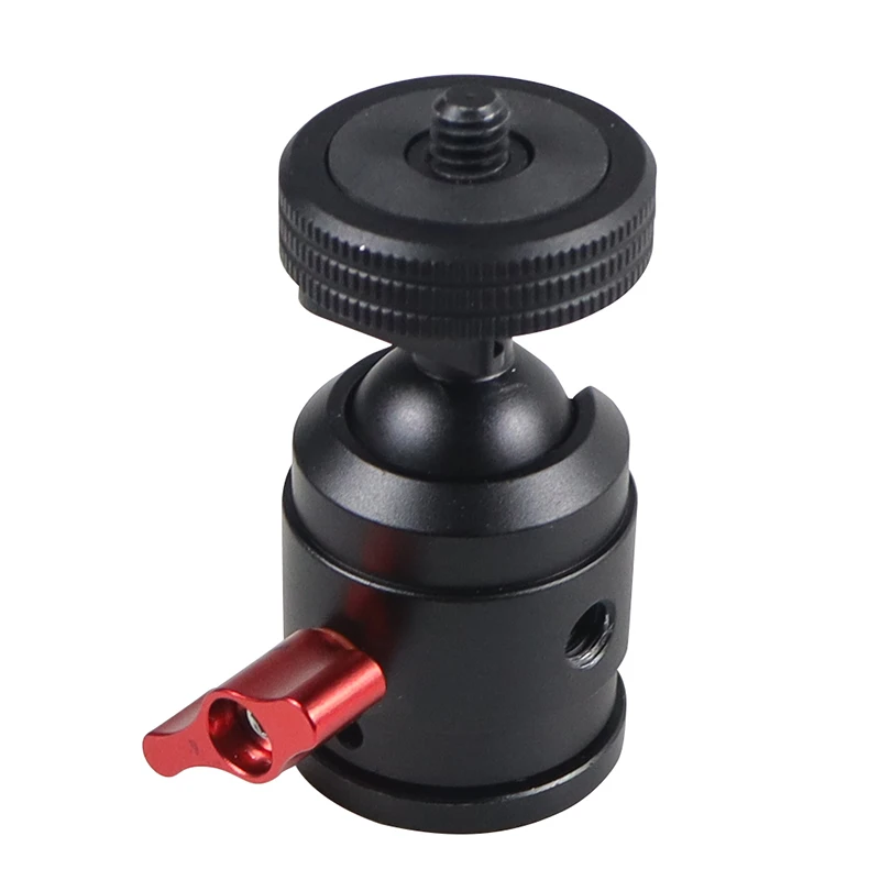 Mini Stativ Swivel Ball Kopf mit Kalten Schuh Mount Adapter für DSLR Kamera Monitor Vlog Flash Licht Mikrofon Magie Arm stehen – Detail 17