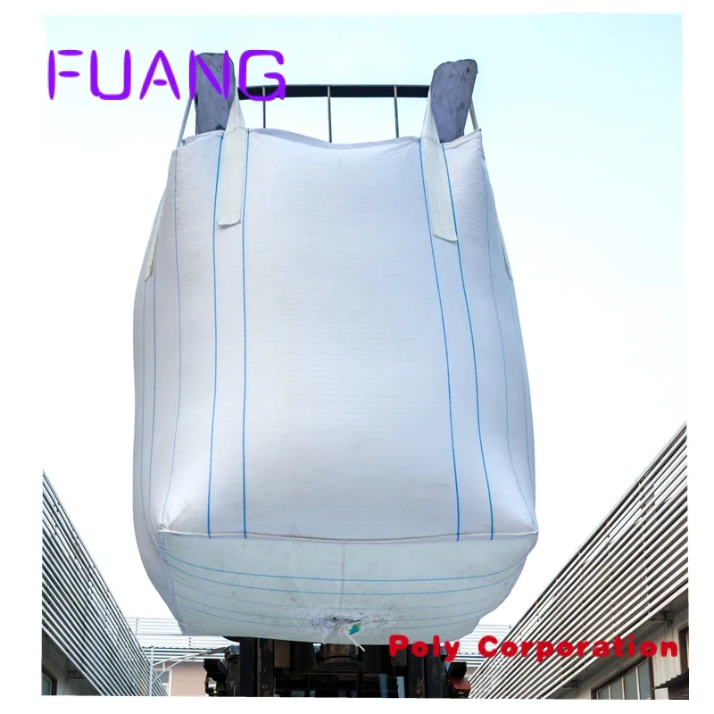 Custom  1 ton big bulk container bag for packing rice grain  wheat  flour fertilizer