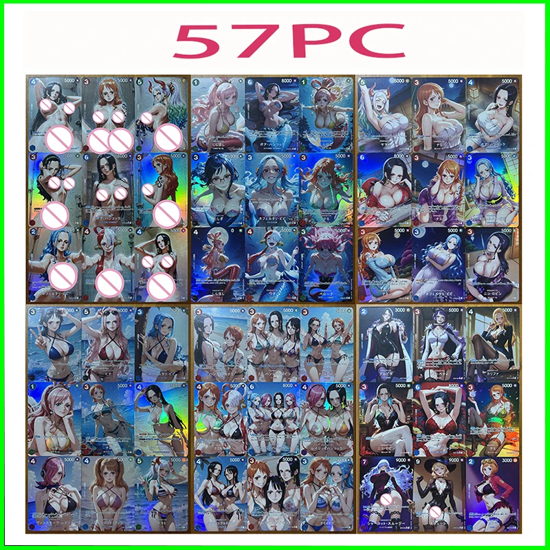 

One Piece Collectible Cards Boys Games Toys Table Games Birthday Gifts DIY Anime Rem Kochou Kanae Tamayo Premium Flash Cards