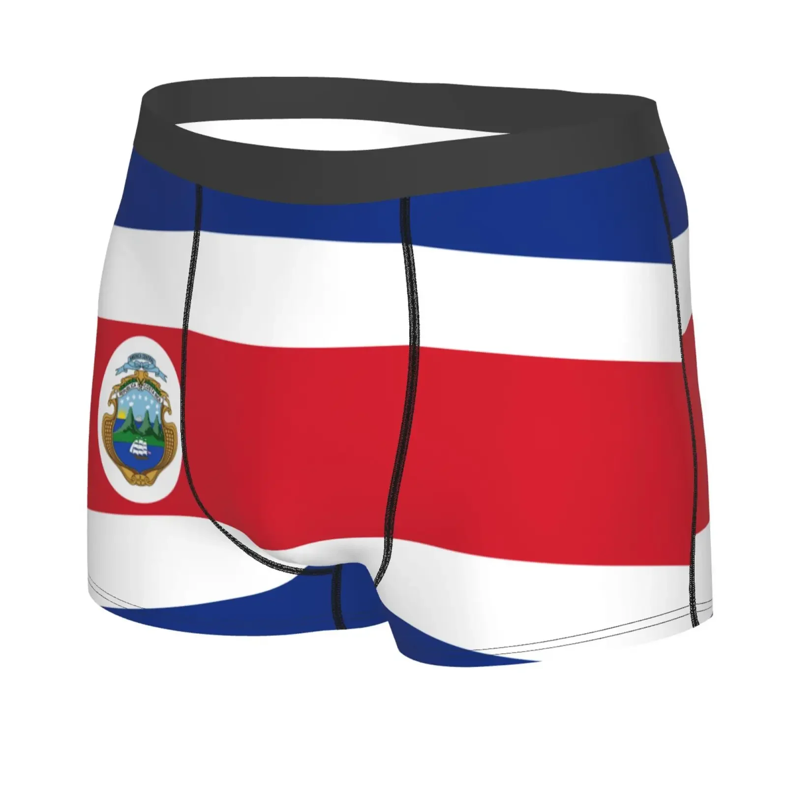 Flag Of Costa Rica Pattern Men Underwear Boxers Breathable Mens Boxershorts Men's Panties Underpants Man Boxers Briefs Trunks