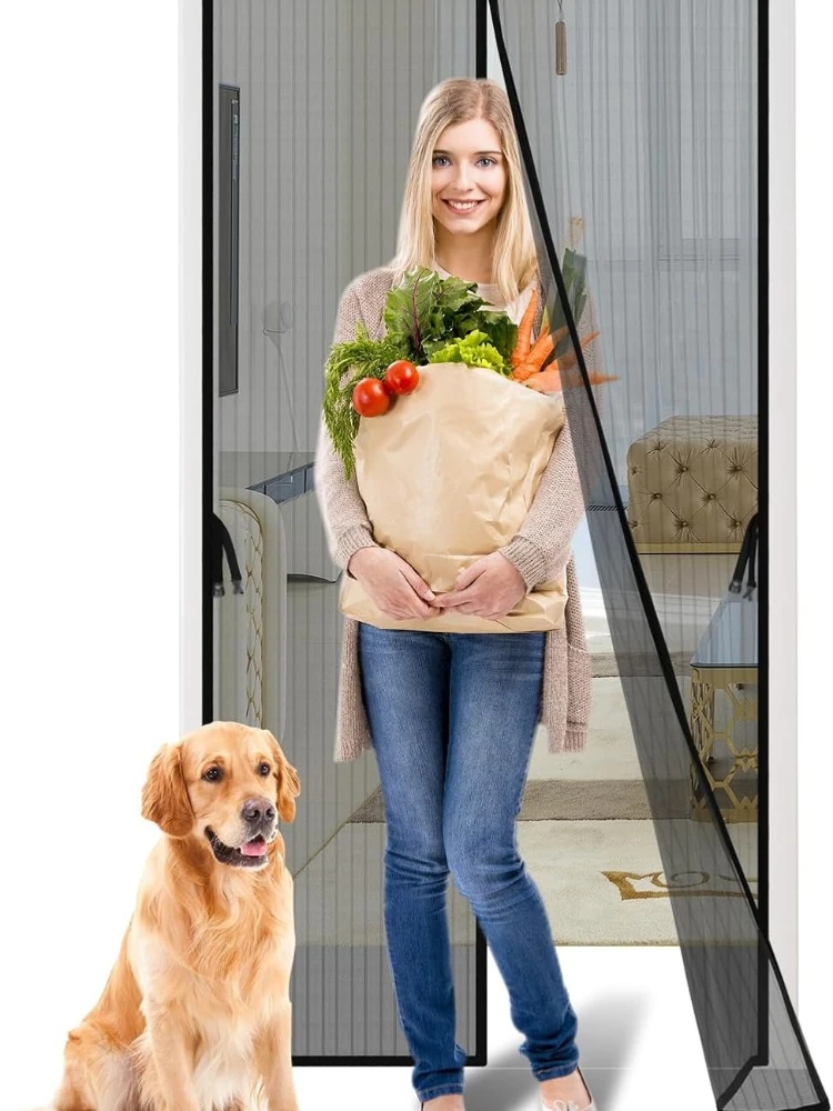 Magnetic Screen Door - Fits Door 80 X 210cm, Actual Screen Size 32