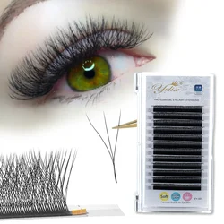 Yelix W Shape Lashes Soft Clover 3D Mink Lashes Cilios W Eyelash Extension Supplies Fake Eyelashes 1 Real Frete Gratis Natural