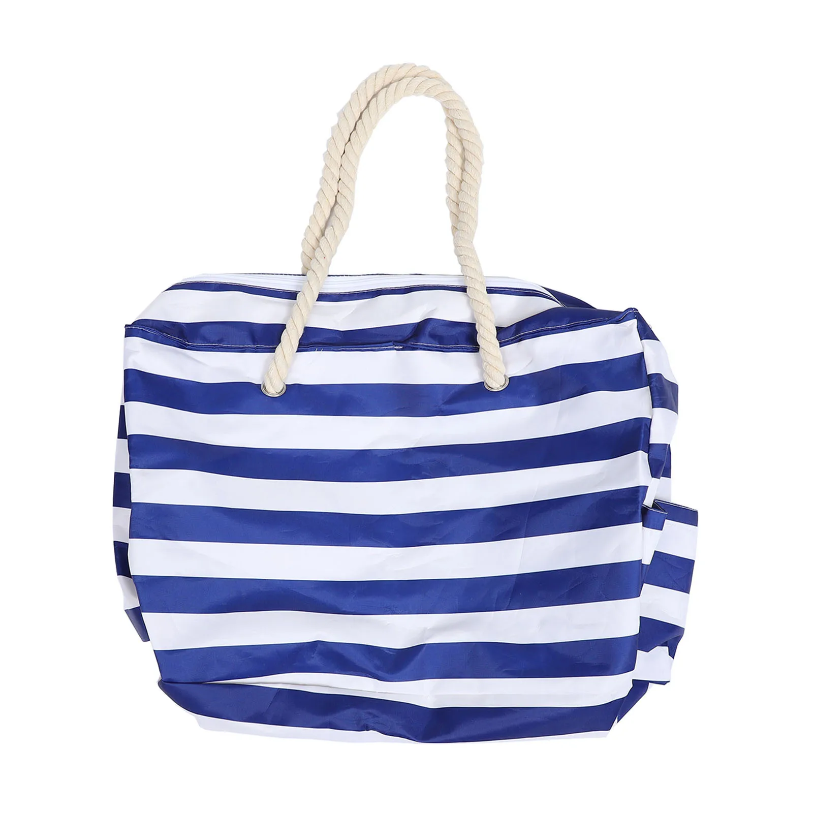 

1Pcs Extra Large Beach Tote Bag Waterproof Sand Resistant Canvas Pouch for Travel Pool Party Camping Blue Large Beach Bag