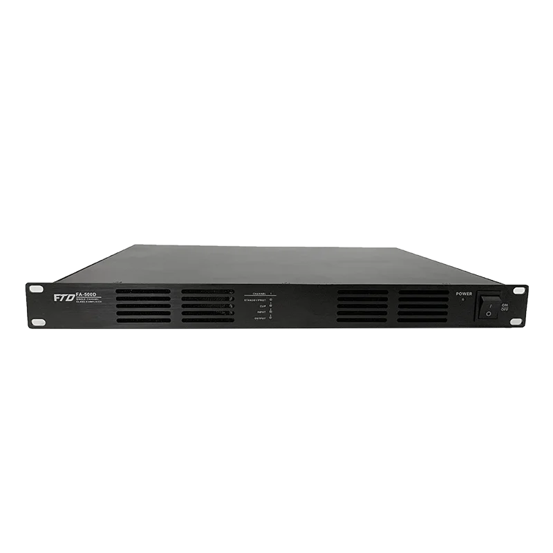 Public Address Audio System 120W pa Amplifiers Single Channel Class D Power Amplifier for Hotel