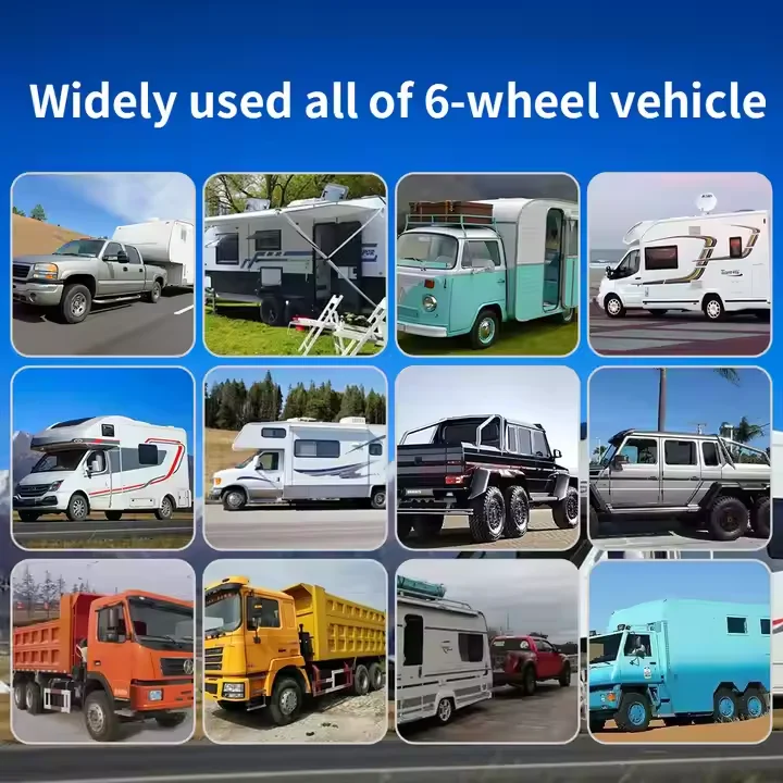 Factory Direct Selling Wireless Radio Frequency Truck Universal 6 Wheel Tire Pressure Monitoring System Cigarette Lighter Style