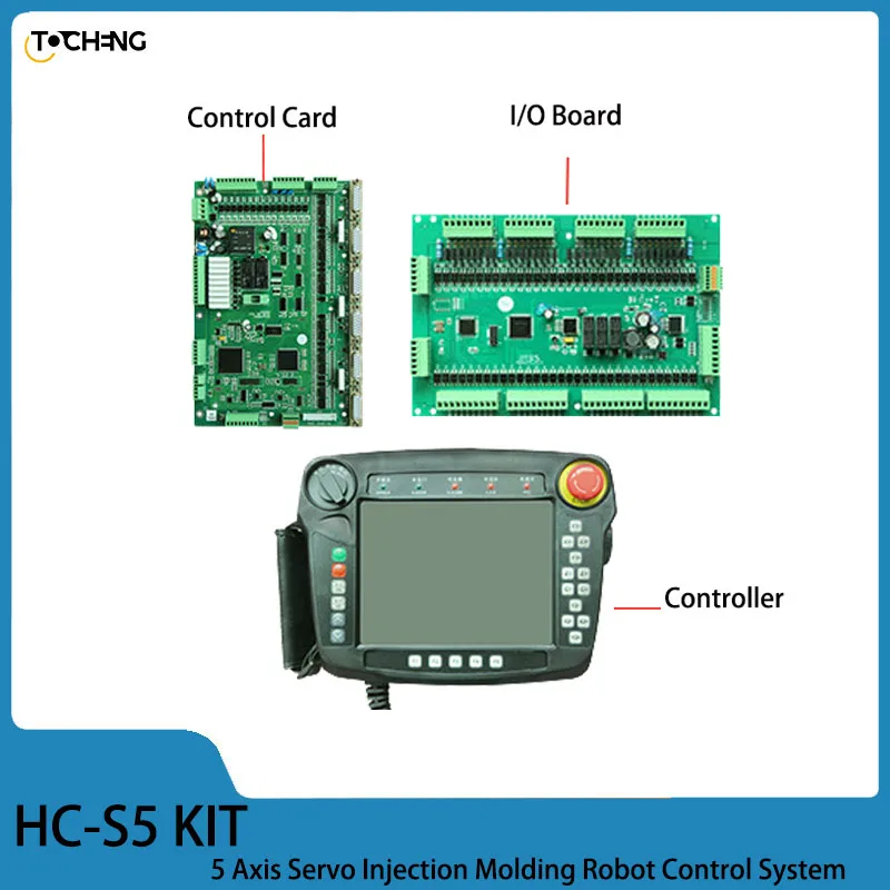 5 axis Injection Molding Manipulator Control System HC-S5 HMI DSP 5 AXIS motion controller 8.4 inch color screen