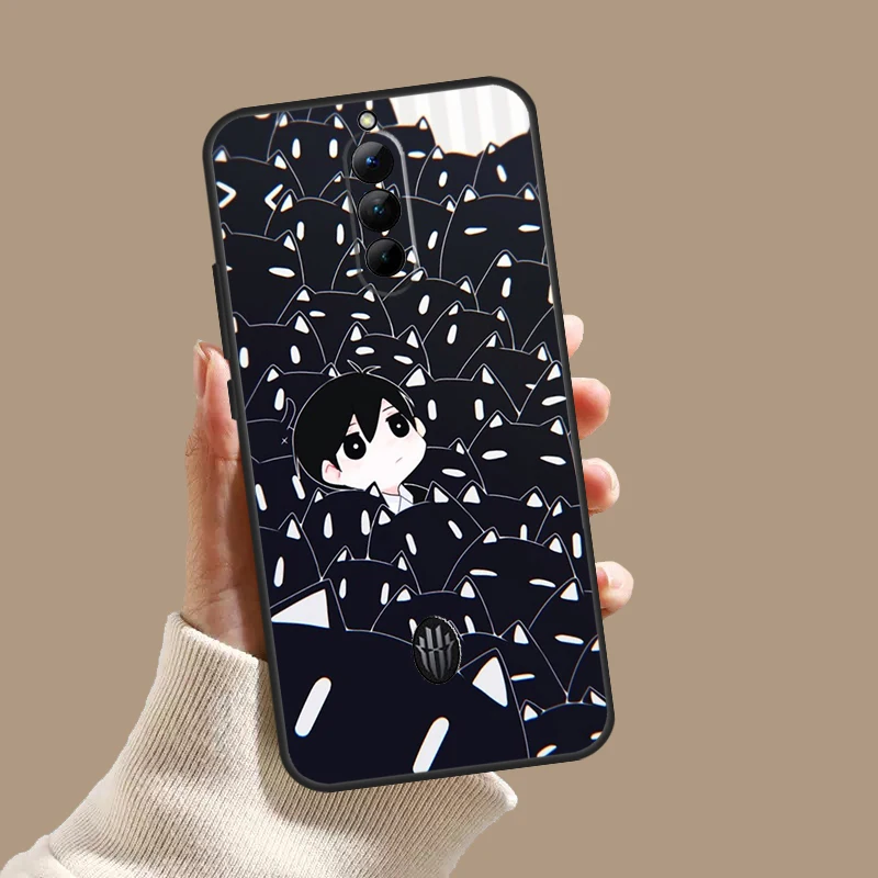 Omori Game Fanart Case For ZTE Red Magic 8S 8 9 Pro Plus Cover For Nubia Red Magic 6 7 6S 7S Pro 6R 5S 5G