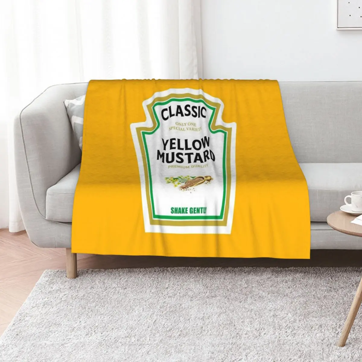 

Mustard Halloween 2023 Costume Matching Family Group Couple Mayo Ketchup Throw Blanket blankets ands Vintage Beautifuls Blankets