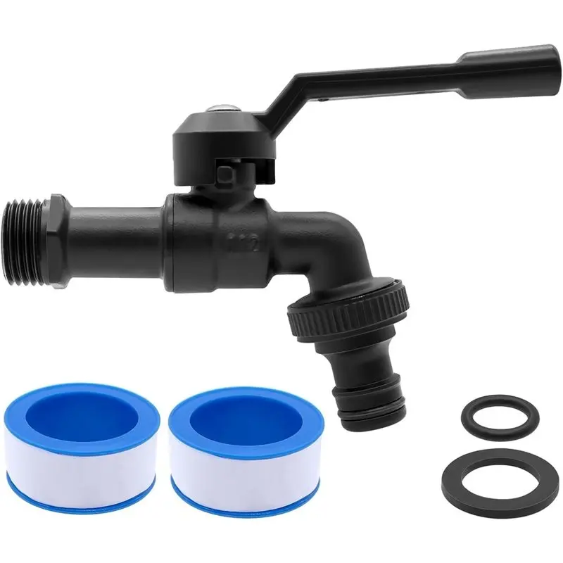 AB46-Outdoor Water Tap 1/2 Inch Tap Garden Ball Valve With Hose Connection Frost-Proof Design