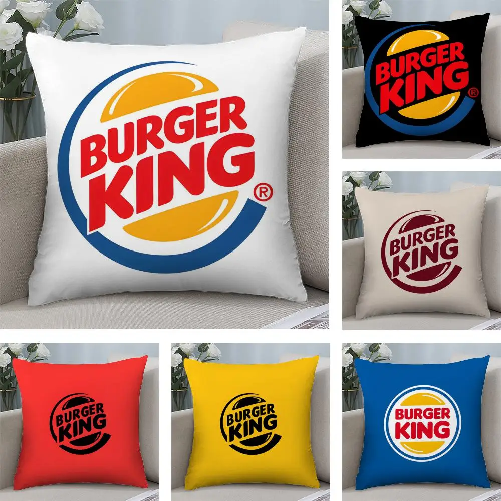 

Чехол для подушки H-Hun Burger King Brand из плюшевой ткани, мягкий, двусторонний, с принтом, для дивана, теплый, зимний, домашний, детский подарок, наволочка