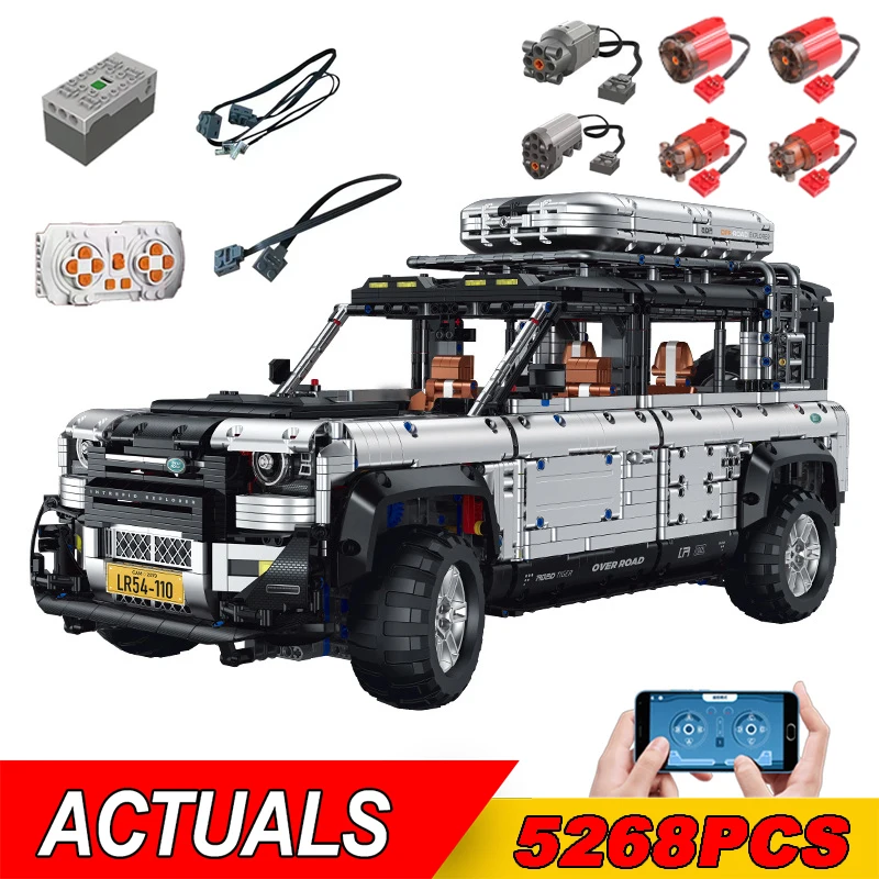 

NEW 5268Pcs Technical Remote Control Off-Road Racing Car Building Blocks SUV Vehicle Model Bricks Toys For Kids Christmas Gifts