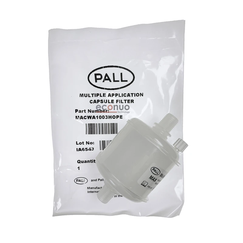 Original pall MACWA1003 10u Ecosolvent white capsule ink filter for textile Flora Docan Hantop printer