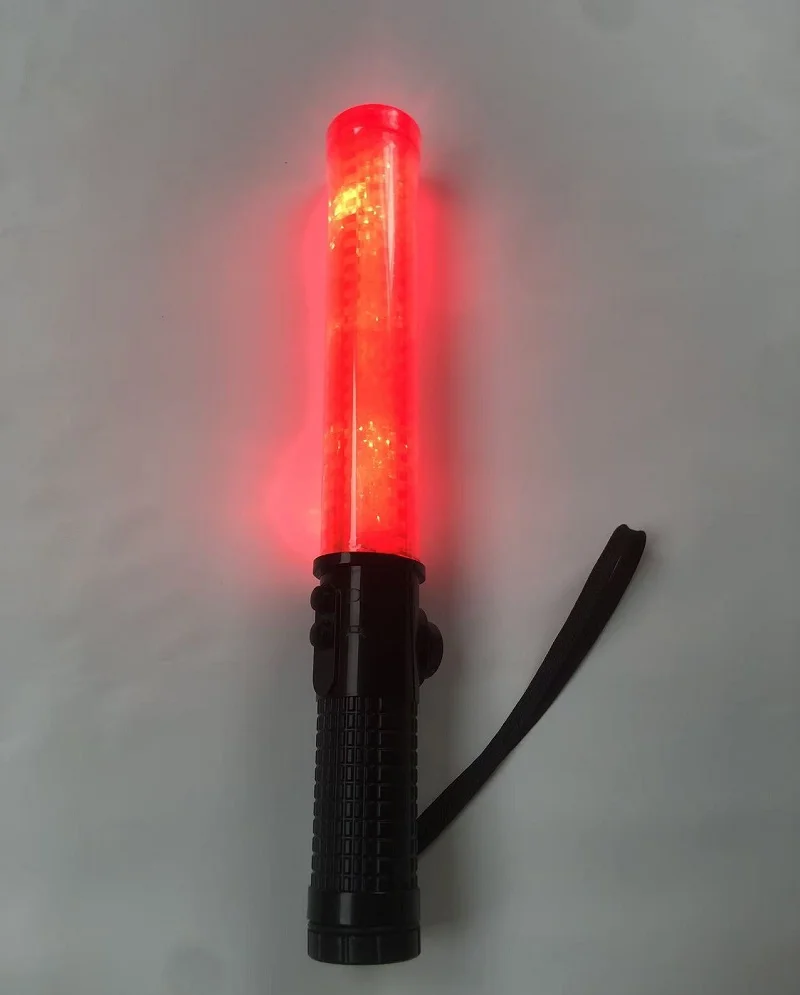 Scalable Traffic Control Stick, Fire Emergency Fluorescent Stick, Rescue Lighting Support Telescopic Handheld Command Stick