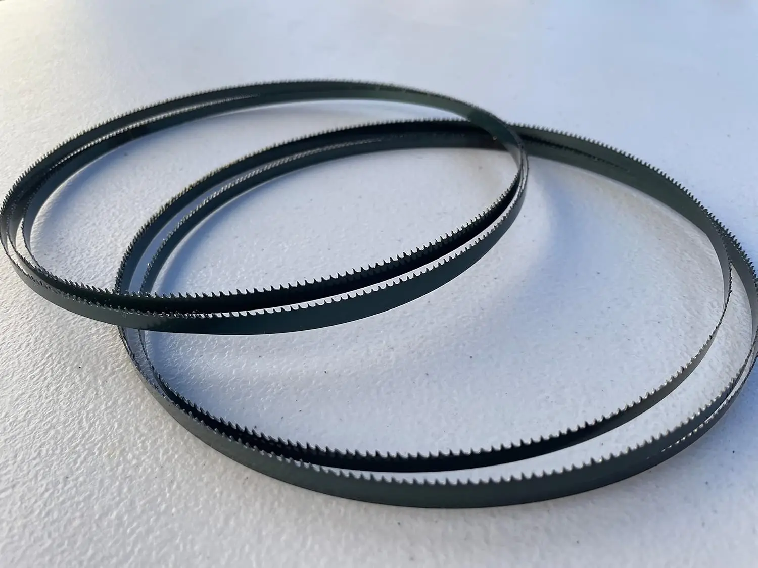 

56-7/8 Inch Ground Tooth Band Saw Blades 1/4-Inch 12TPI 2-Pack