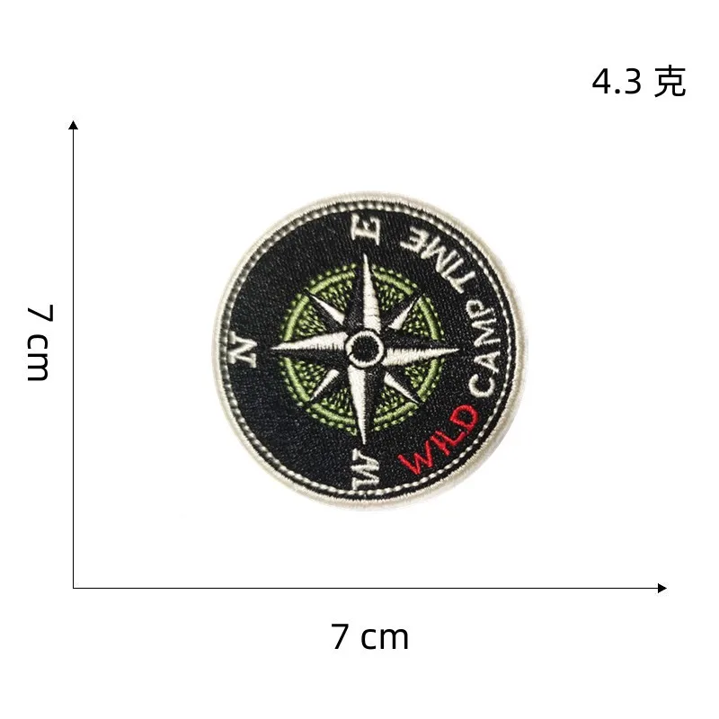 Clothing Ironing Patch Outdoor Bear Landscape Camping Tent equipment Accessories DIY coat travel bag decorative cloth patch