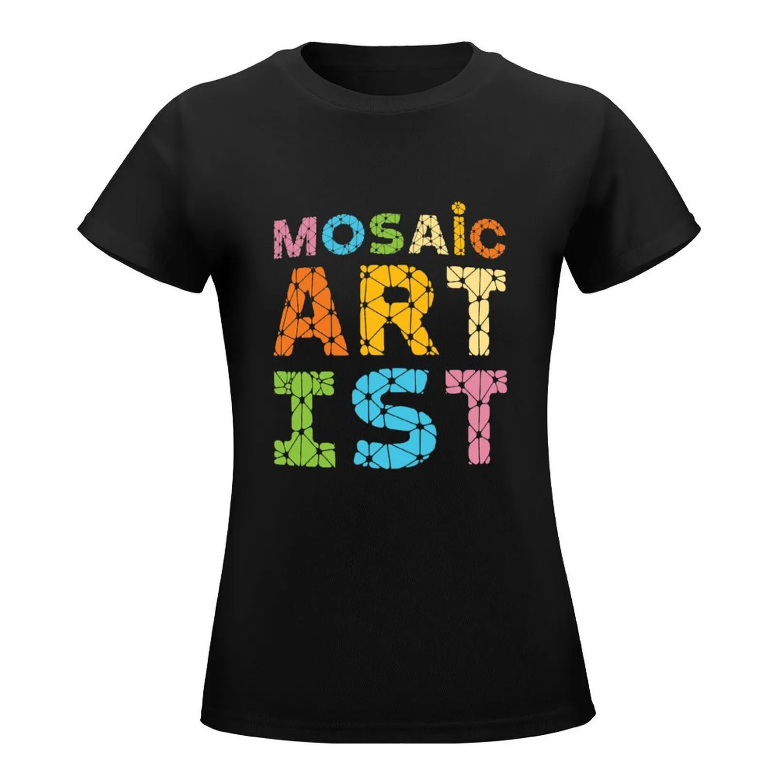 Mosaic Artist T-Shirt animal print shirt for girls cute tops clothes for woman