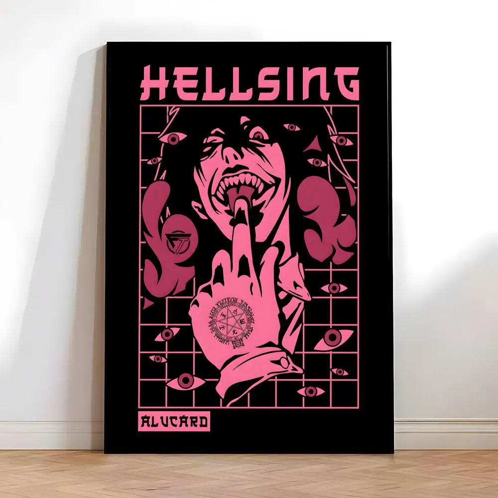 H-Hellsing Poster Hochwertige Vintage-Drucke und Poster für Zuhause, Bar, Café, ästhetische Wandkunst. – Detail 13