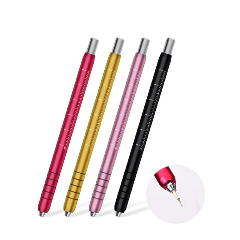 

Ручной тату-аппарат для микроблейдинга, для перманентного макияжа бровей и губ, иглы для вышивки, иглы для татуажа Tebori, аксессуары для тату, 1 шт.