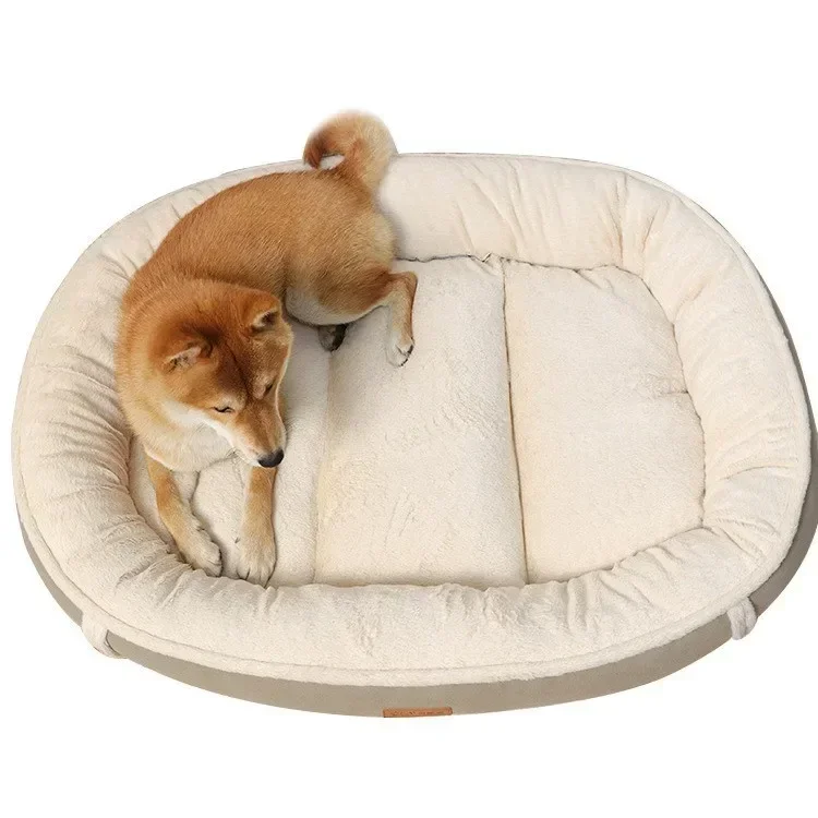 Dog Cat Bed Pet Dogs Sofa Mat Square Pet Dog Beds for Large Pet Nest Kennel for PP Cotton Customized Suede Fossa Cat Beds