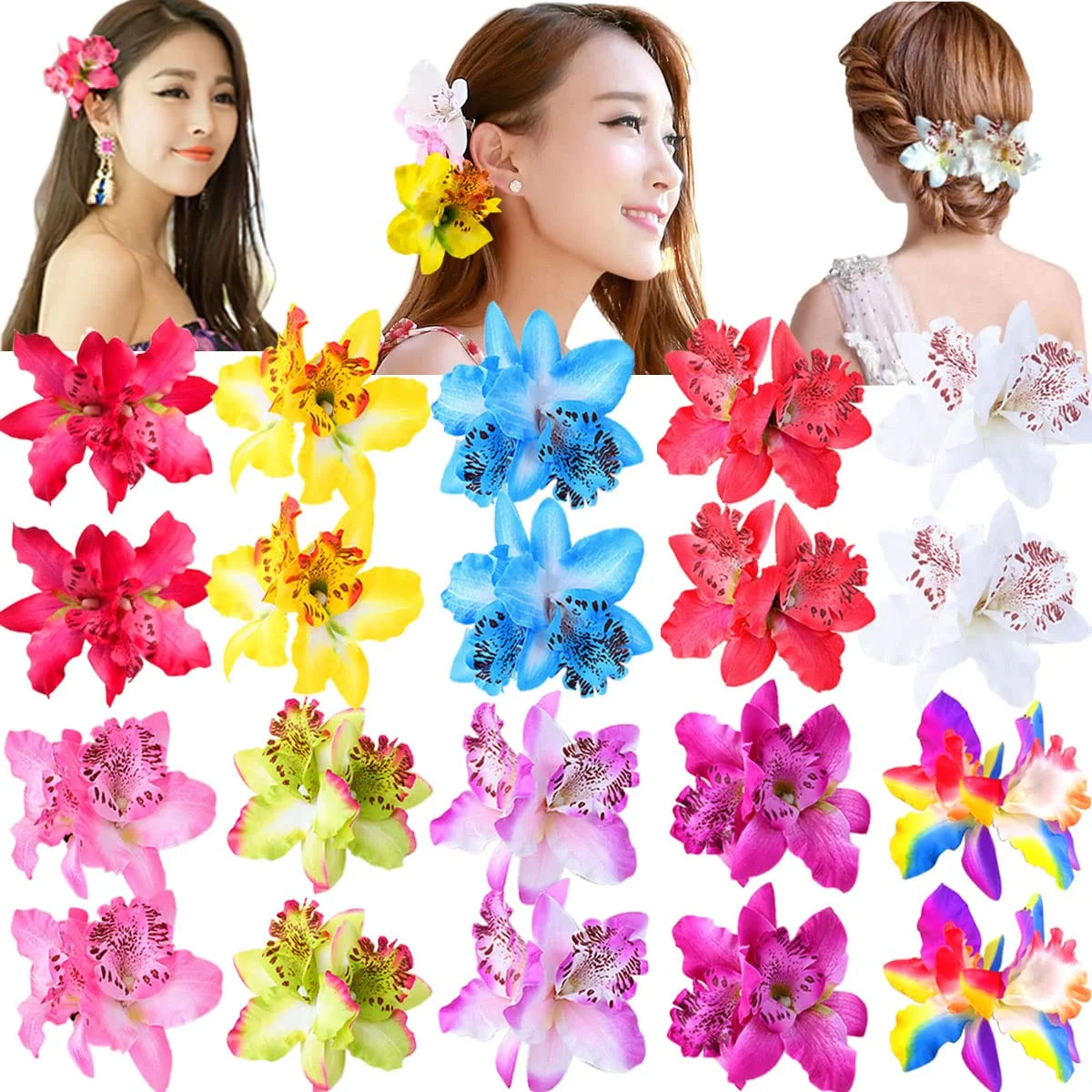 2 шт., заколки для волос с цве – обзор и цена Travel Accessories Hawaii