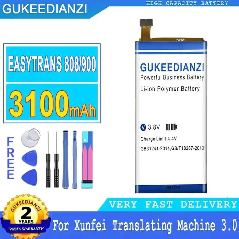 

Lightweight Interpreter Battery For Iflytek Xunfei Translating Machine 3.0 Easytrans 808 900 3100Mah