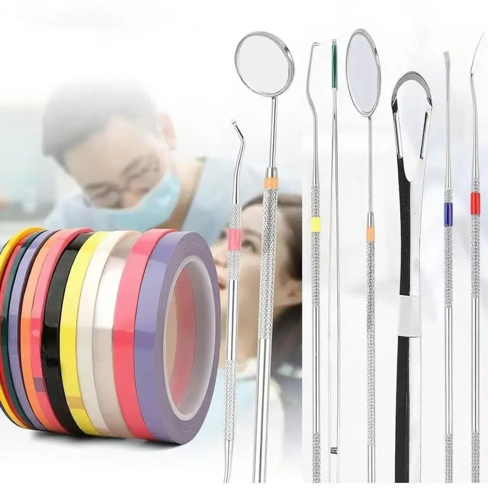 Dental Instruments Tapes Autoclave Sterilization Indicator Tape Marla Gum Tape 120°C Steam Disinfection Dentistry Supplies