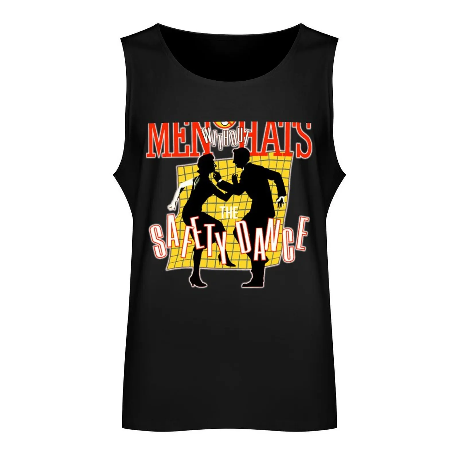 the-safety-men-without hats-dance Tank Top summer clothes man 2024 gym wear men Sports shirt man fitness clothing for men image 2