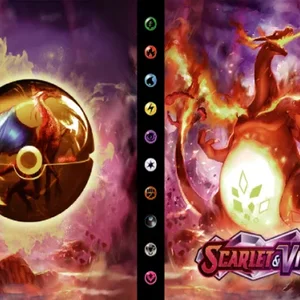 Anime Card Protector Notebook, Pokemon -Album, Charizard, Squirtle Holder, Ordner mit Bindersammlung, 240pcs -Kartenbuch, Laser, neu, 2024 10 Hauptverkaufalbum Ficour - №4