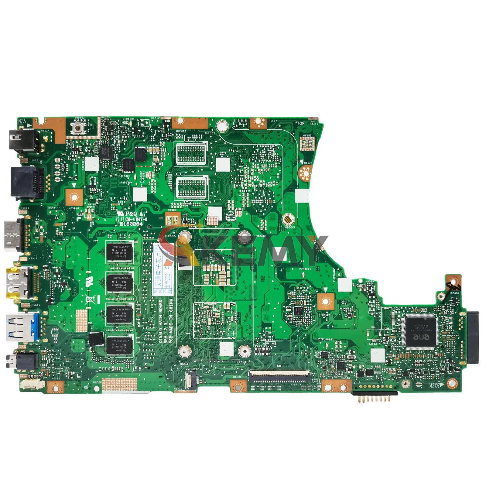 X455LA Laptop Motherboard For ASUS X455L X455LB X455LD K455L X455LJ X455LAB X455LNB X455LN X455LF A455L Mainboard I3 I5 I7 CPU